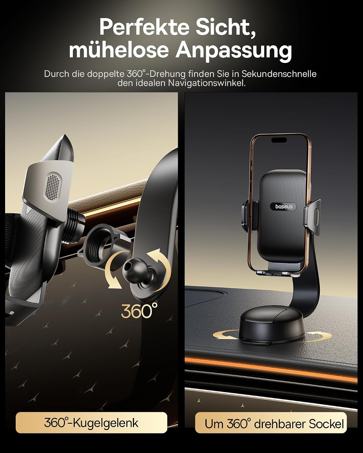 Thumbnail 2 de Baseus C03 Air Autotelefonhalterung Saugnapf