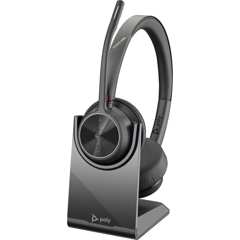 Thumbnail 1 de Poly Voyager 4300 UC: Auriculares inalámbricos DECT y Bluetooth para teletrabajo y oficina