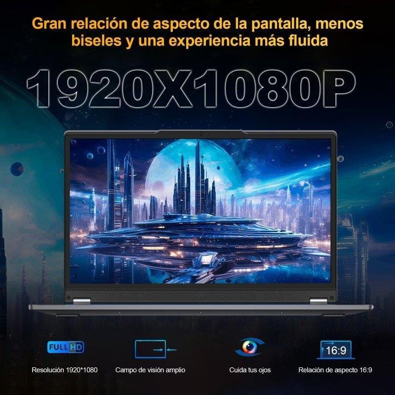 Detalle de Portátil AMDEVPRO UCC-UL156-A 15,6": Ryzen 3 3200U, 16 GB, 512 GB SSD, 2 en 1 y Windows 11 Pro