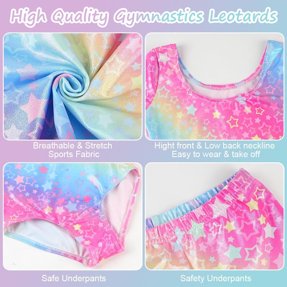 Thumbnail 2 de AOOWU Gymnastics Leotard for Girls 5-10