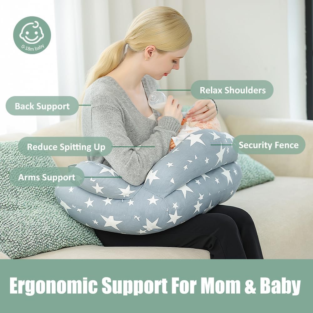 Thumbnail 1 de Chilling Home Coussin Allaitement XXL – Support ergonomique pour Bébé et Maman