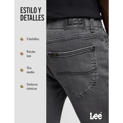 Thumbnail 5 de Lee Slim Fit Mvp Jeans Gris 32W/36L