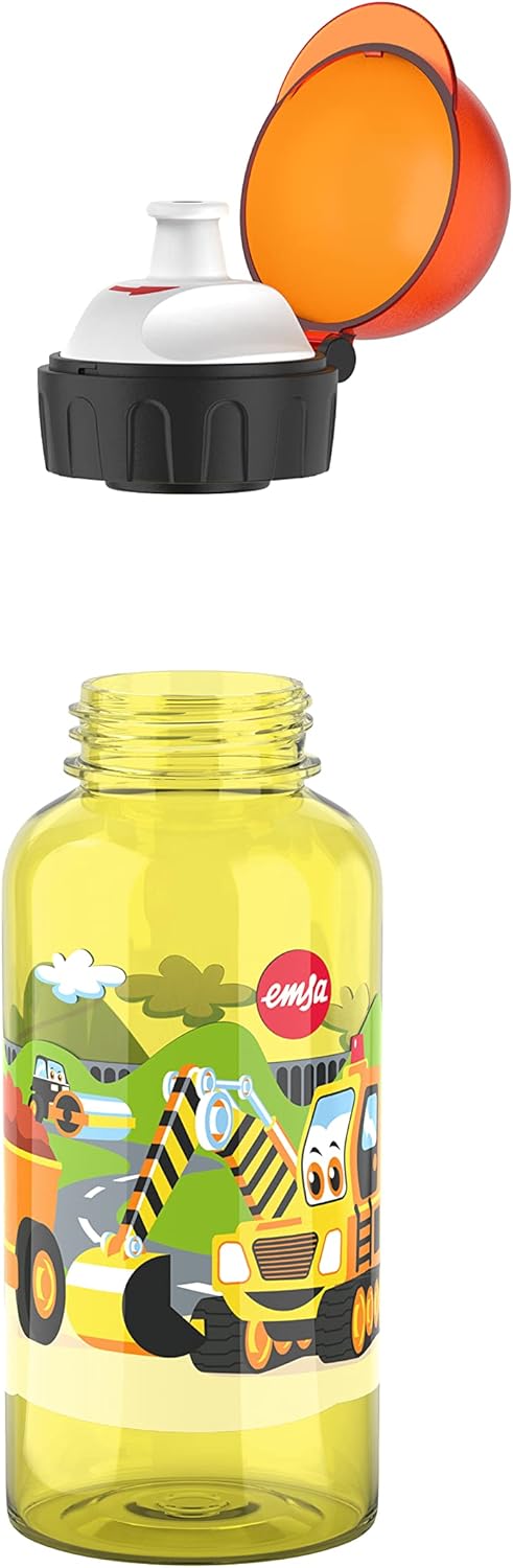 Thumbnail 1 de Emsa N30511 Kinder-Trinkflasche aus Tritan, 0,4 l – Road Works