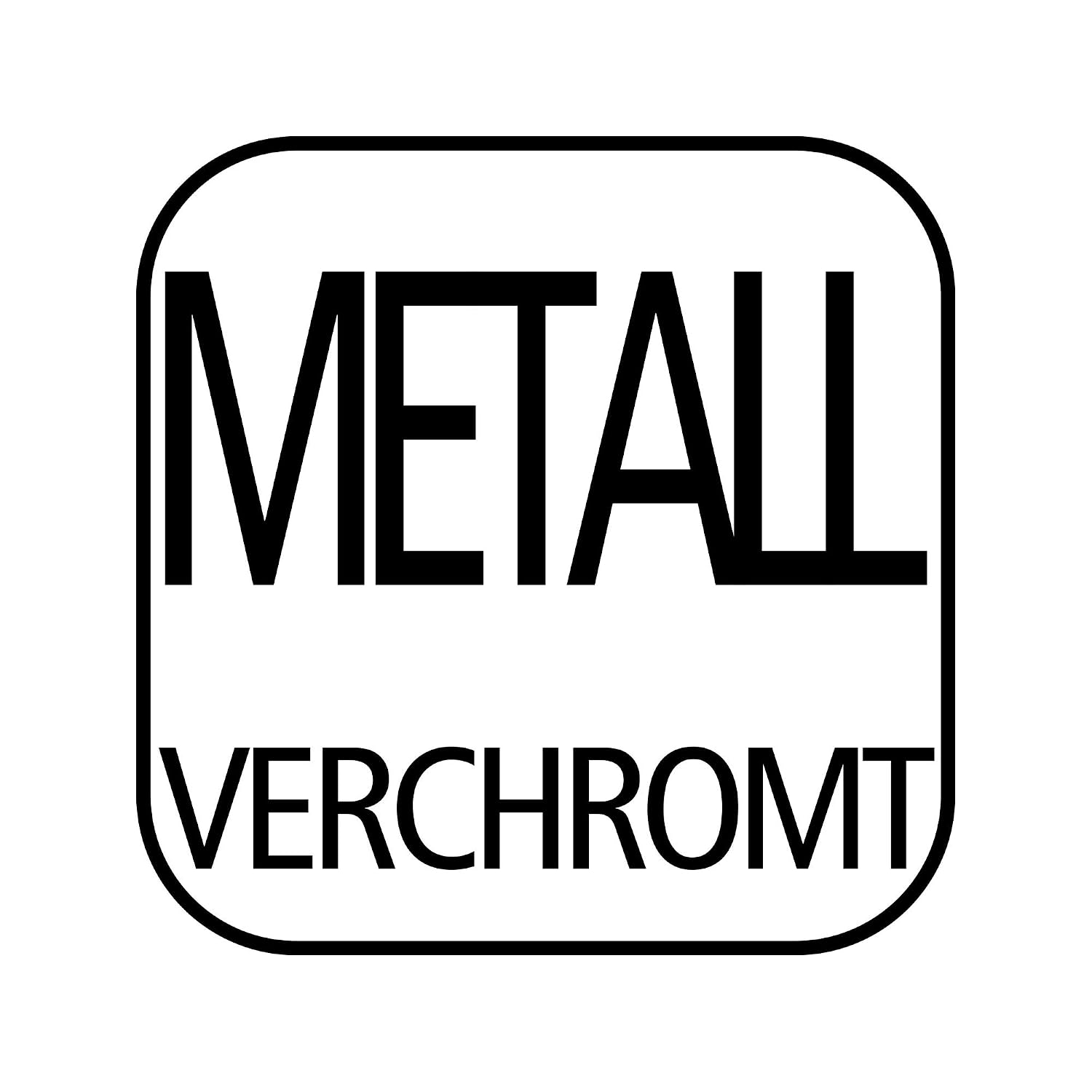 Detalle de APS 564 vindaskfat i frostat glas och kromad metall, Ø 9,5 cm