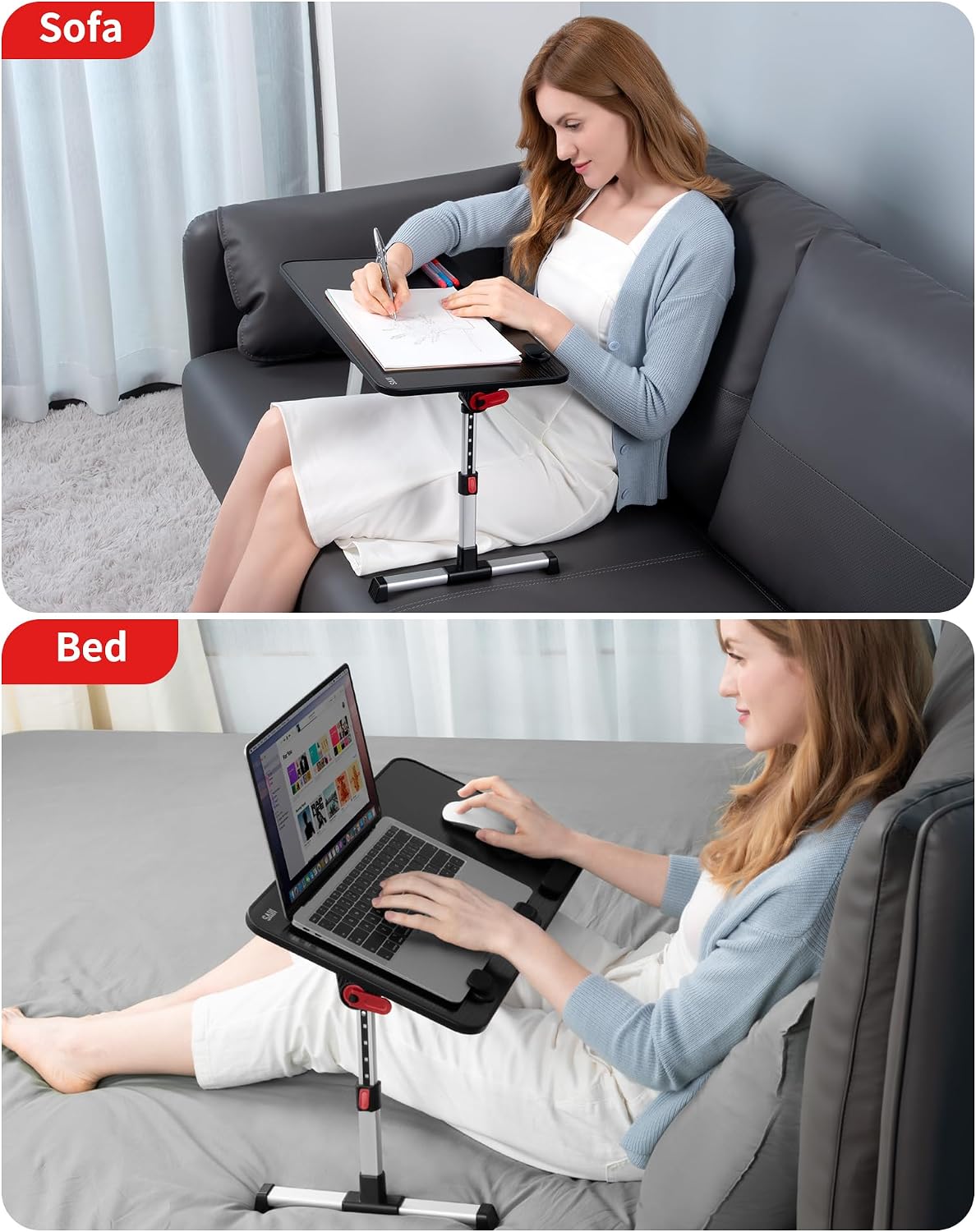 Thumbnail 5 de SAIJI Laptop-Schreibtisch mit 5 Höhen