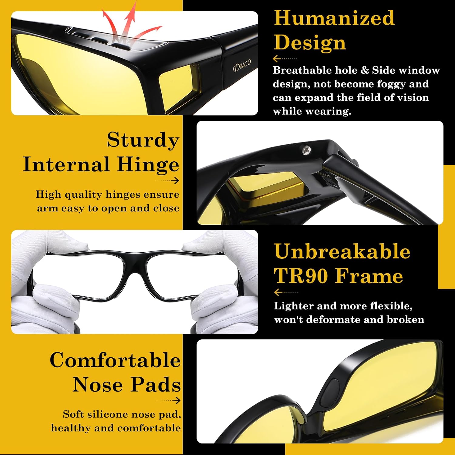 Thumbnail 4 de DUCO 8953Y Lunettes de conduite 2 tailles