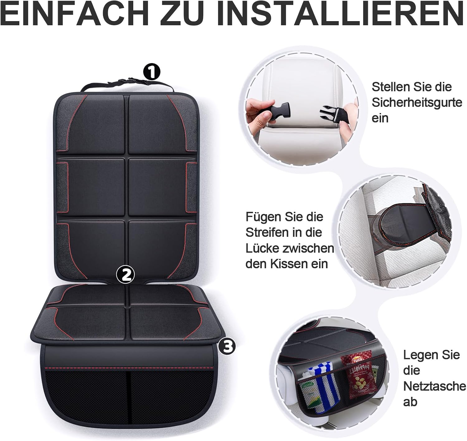 Thumbnail 2 de Gimars XL Verdickte Kindersitzunterlage