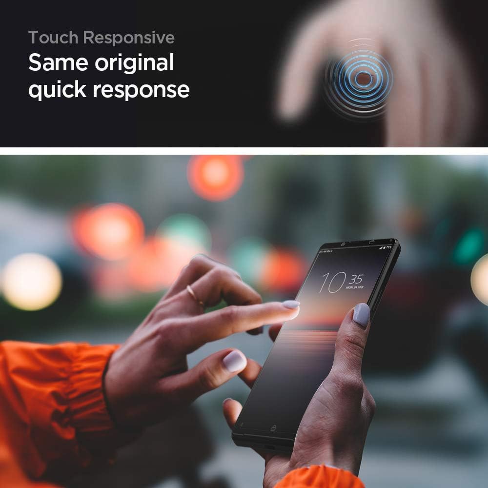 Thumbnail 4 de Spigen AlignMaster — verre trempé pour Sony Xperia 1 II avec auto-alignement et protection bord à bord