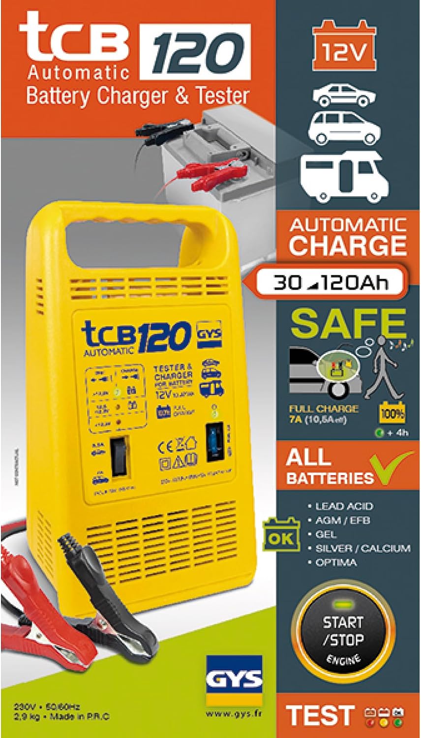 Detalle 2 de GYS TCB 120 chargeur automatique 12 V