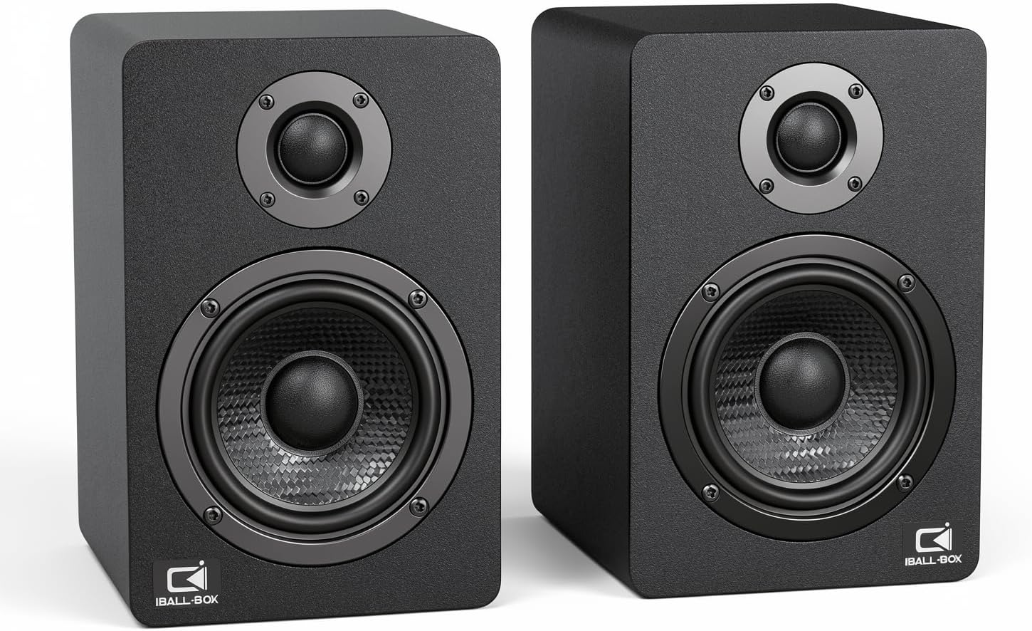 Detalle de IBALL·BOX H1 Powered Computer Speakers, 60W Stereo with Bluetooth 5.3