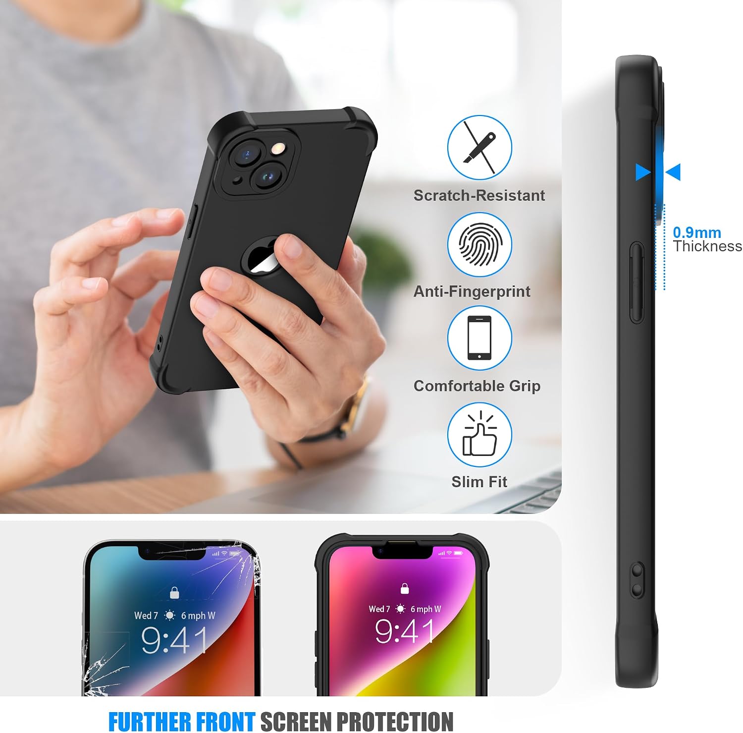 Thumbnail 6 de iPhone 14 case 6.1 inch, 360° shockproof