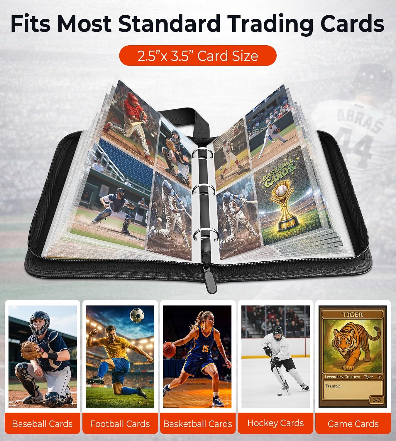 Thumbnail 4 de XIMUHO baseball card binder, 400 pockets