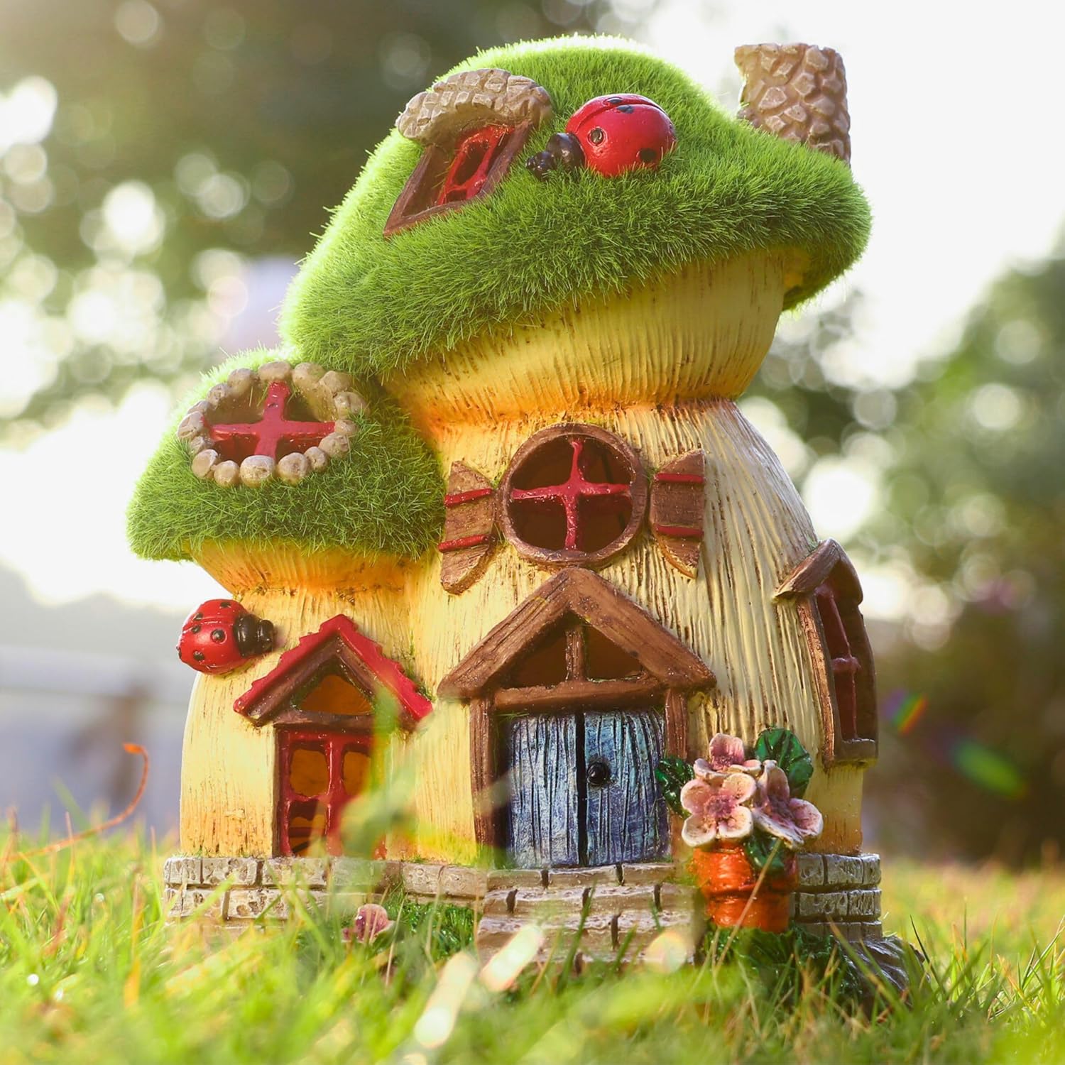Detalle 2 de TERESA'S COLLECTIONS Solar Fairy House 16.8cm
