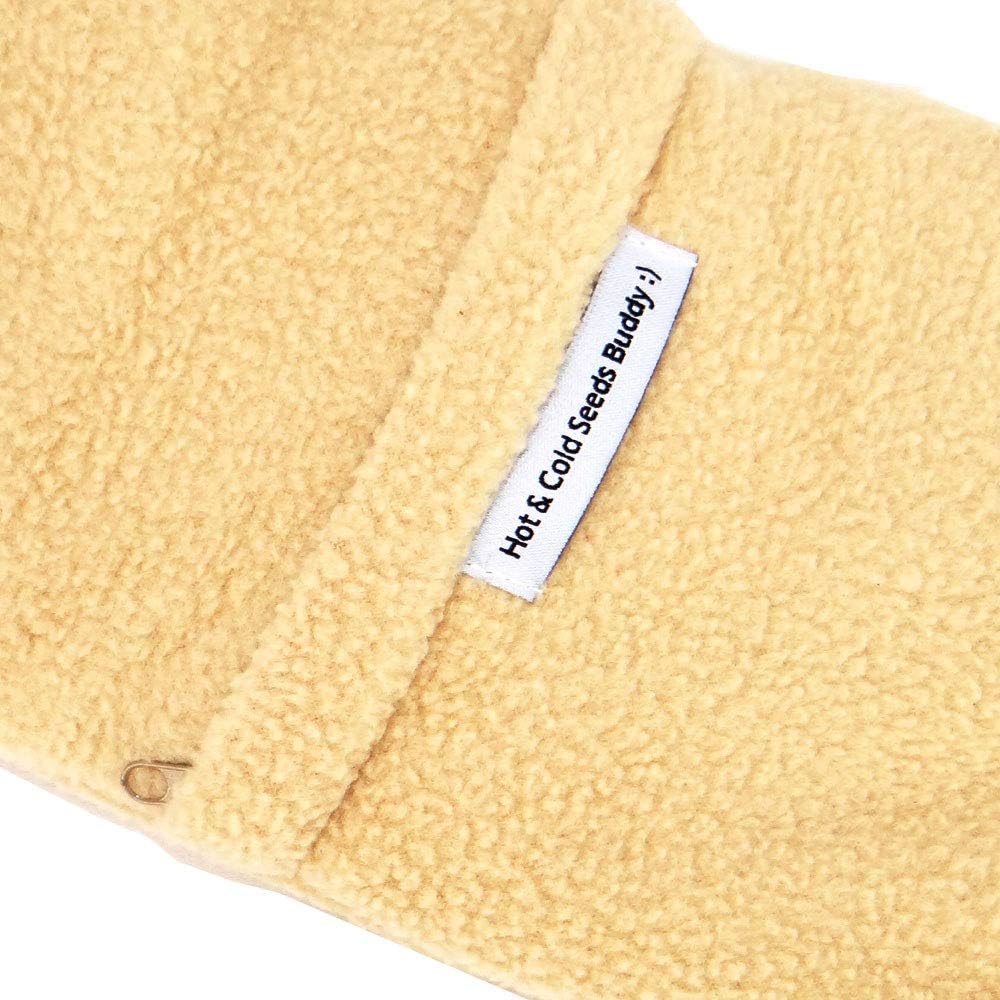 Detalle de Eurotel Tour de cou micro-ondes grande longueur en polaire (beige) pour chaud et froid
