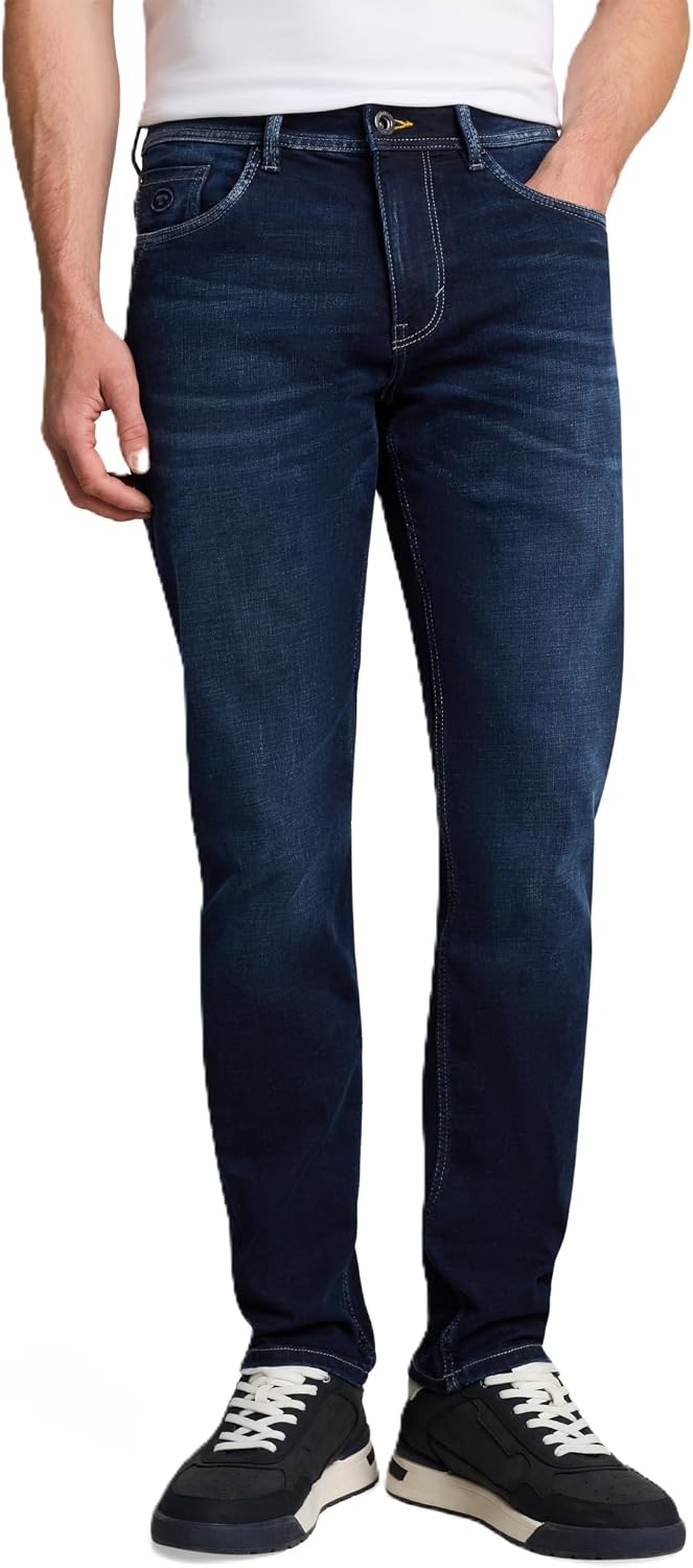 Detalle 2 de TOM TAILOR TTJOSH Regular Slim Jeans mit Stretch – zeitlose Five-Pocket-Jeans mit Bewegungsfreiheit