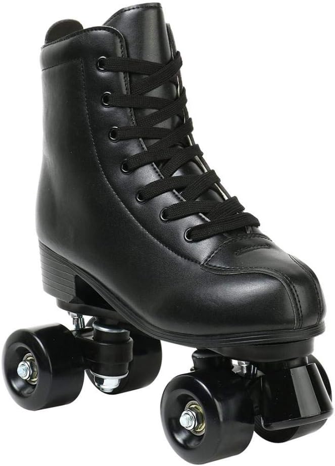 Detalle 2 de YYW Roller Skates for Women and Men with High-Top PU Leather, Double-Row Wheels