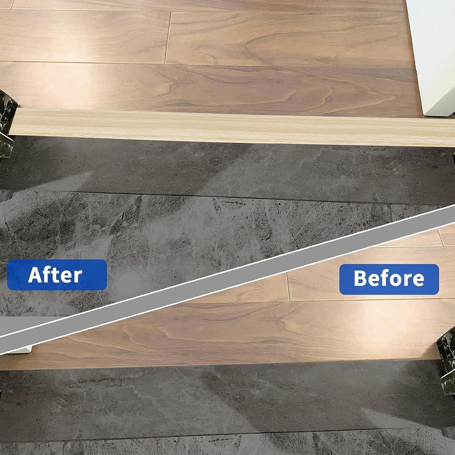 Detalle 2 de 4M PVC Floor Transition Strip 4cm