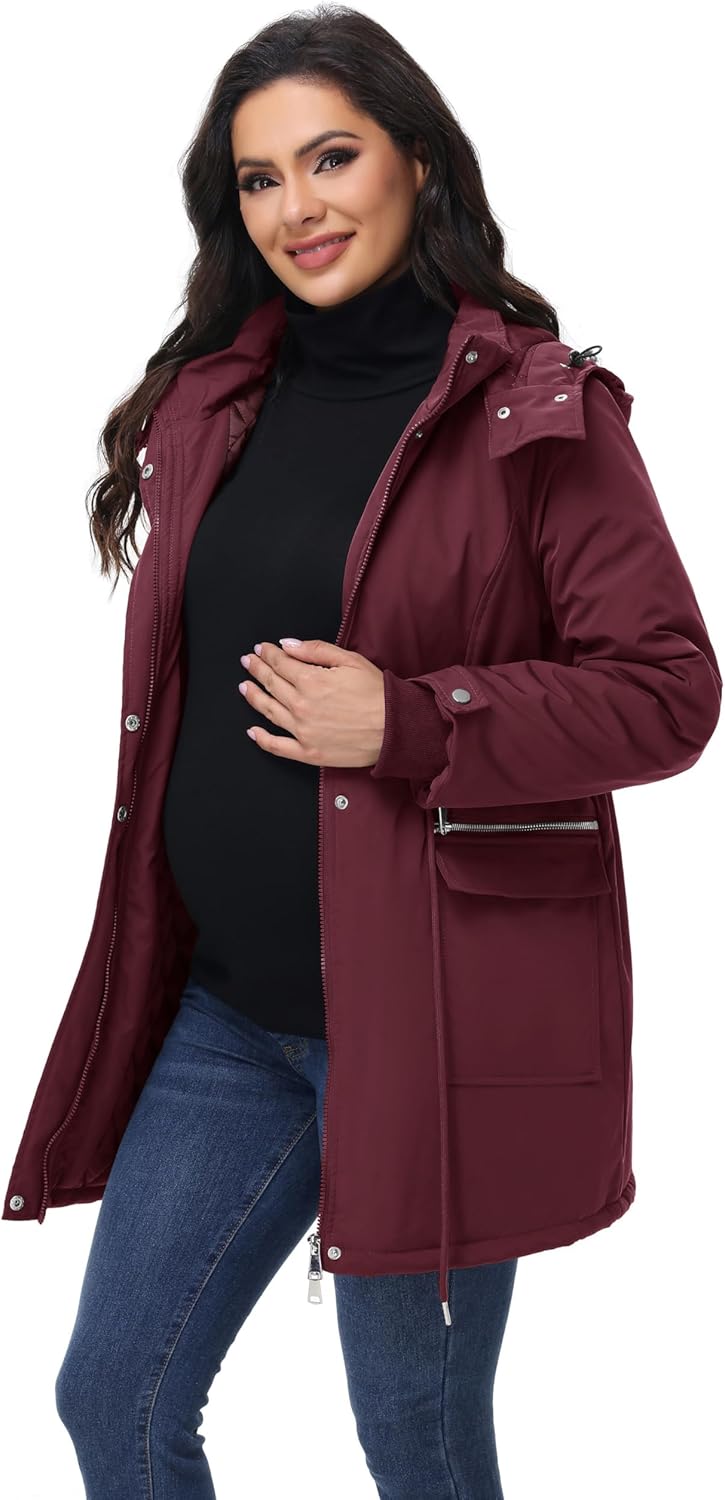 Thumbnail 1 de Maacie Maternity Winter Parka Coat – Waterproof, Warm Puffer Jacket with Hood and Adjustable Waist