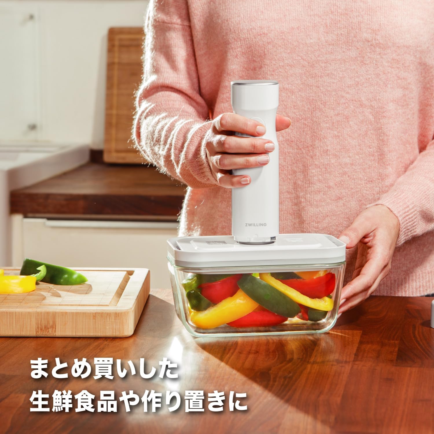 Detalle 2 de ZWILLING Fresh Save 36801-000 真空パック機本体 USB充電式・コードレス・自動停止