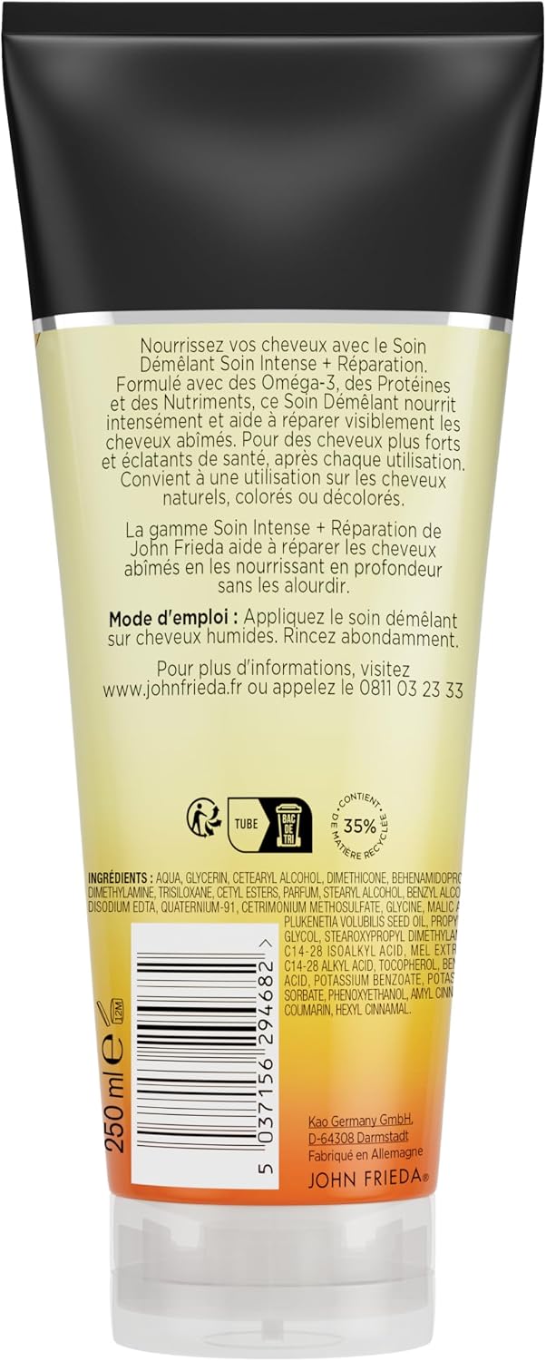 Thumbnail 2 de John Frieda Soin Intense + Réparation Soin Démélant 250 ml – Soin réparateur profond pour cheveux très secs