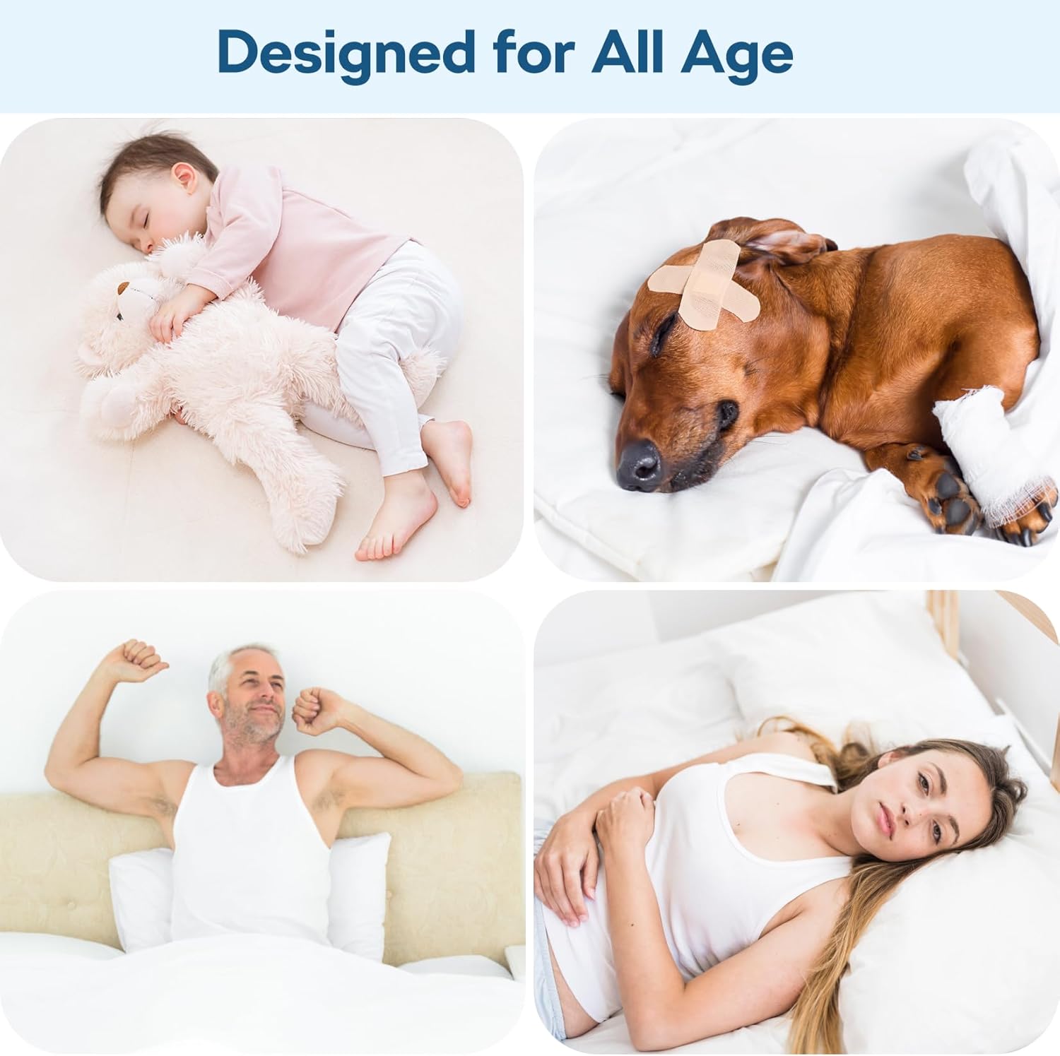 Detalle de 4 Pack 36" x 38" Large Absorbency Incontinence Bed Pads - Washable & Reusable Underpads for Kids, Adults, Elderly, and Pets