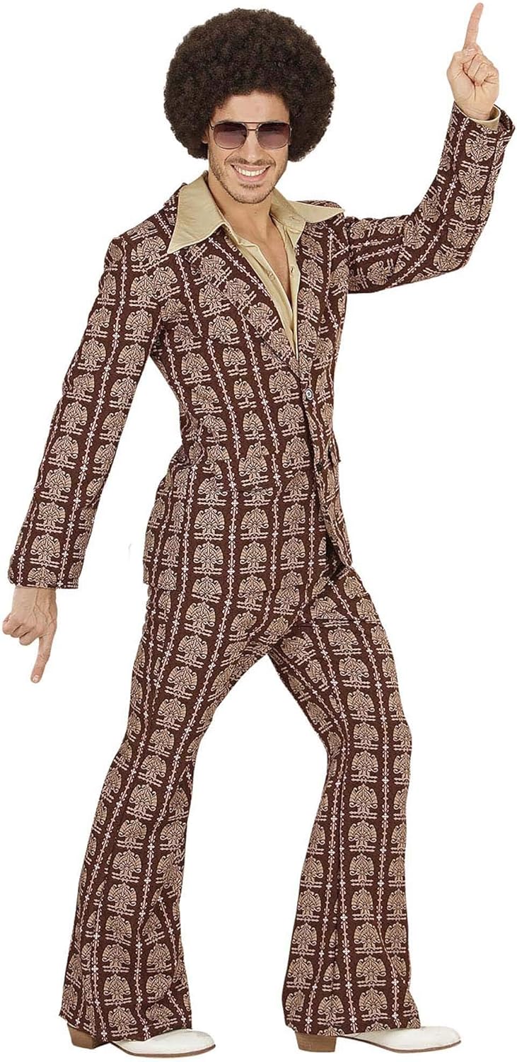 Thumbnail 6 de W WIDMANN MILANO Party Fashion 70er-Jahre-Kostüm-Set (Jackett & Hose) im Bubble-Muster, Größe S