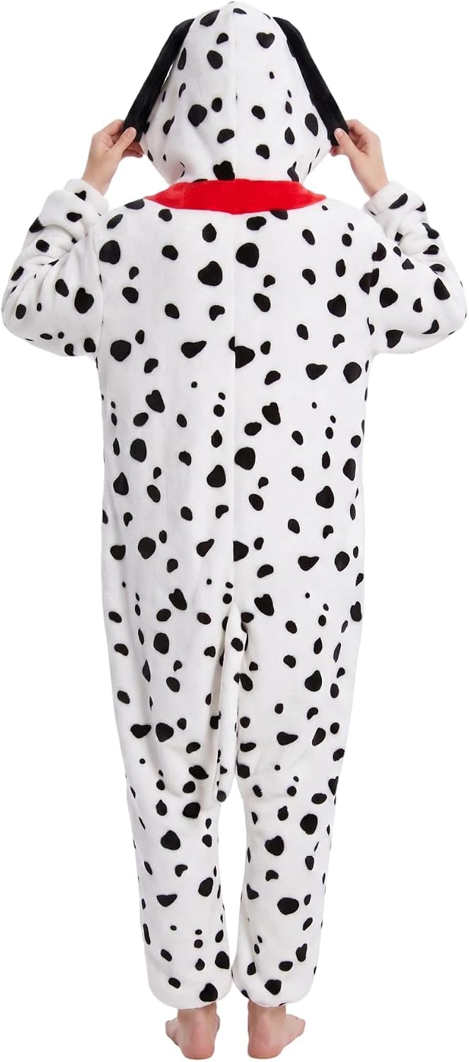 Detalle de Hundredmore Adult Animal Onesie Pajamas, Plush One-Piece with Hood and Pockets