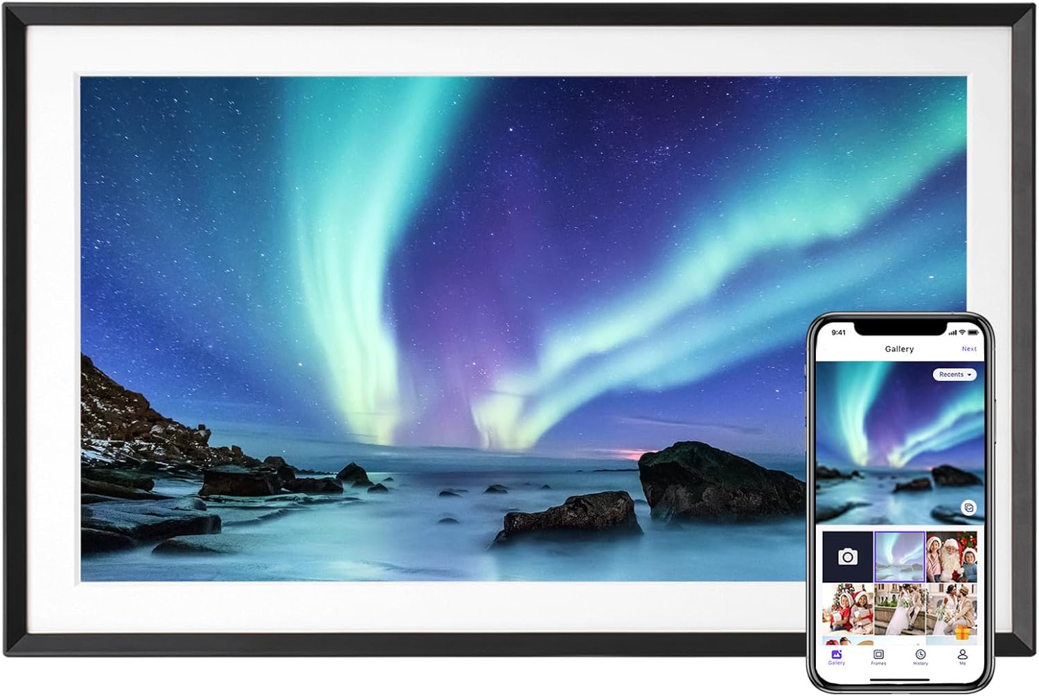 Thumbnail 6 de Euphro 10.1'' Digital Picture Frame with 32GB Storage (IPS Touch Screen, 1280x800)
