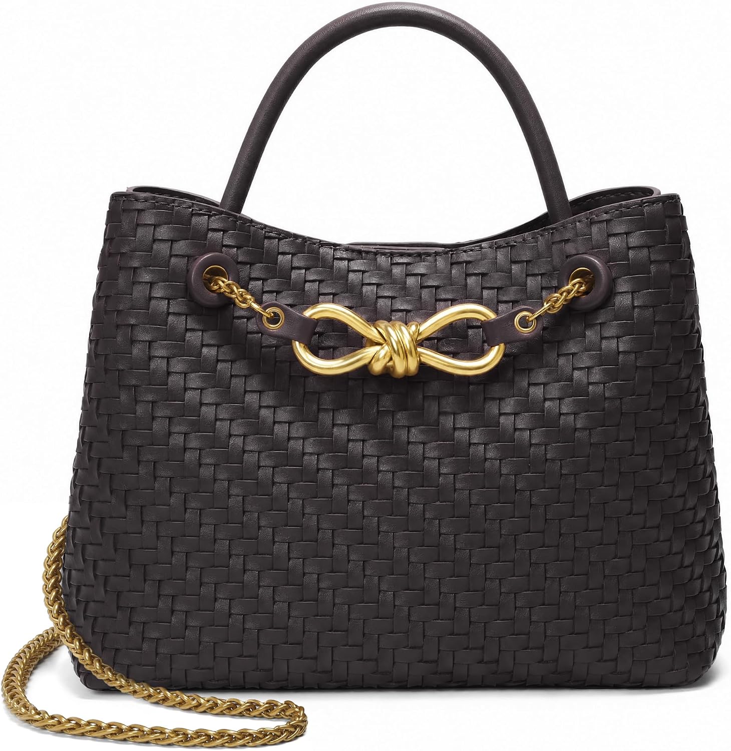Thumbnail 6 de Kiss Sea Woven Faux Leather Purse
