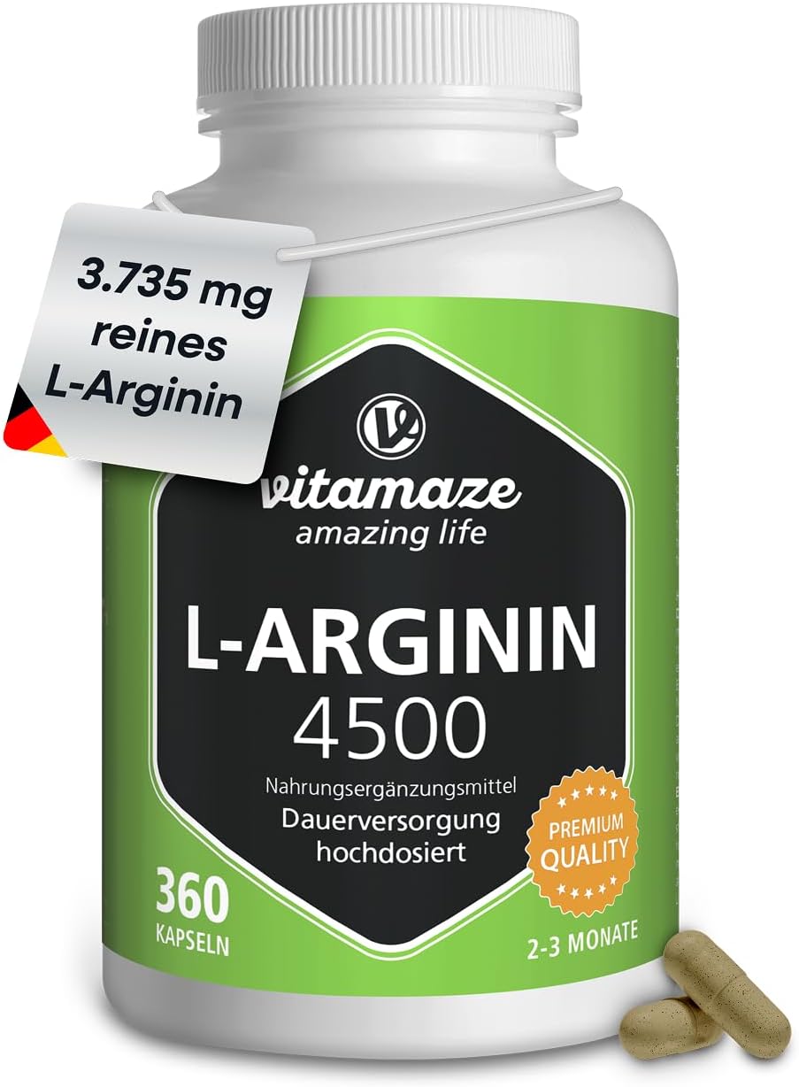 Detalle de L-Arginin 750 mg Kapseln 💊