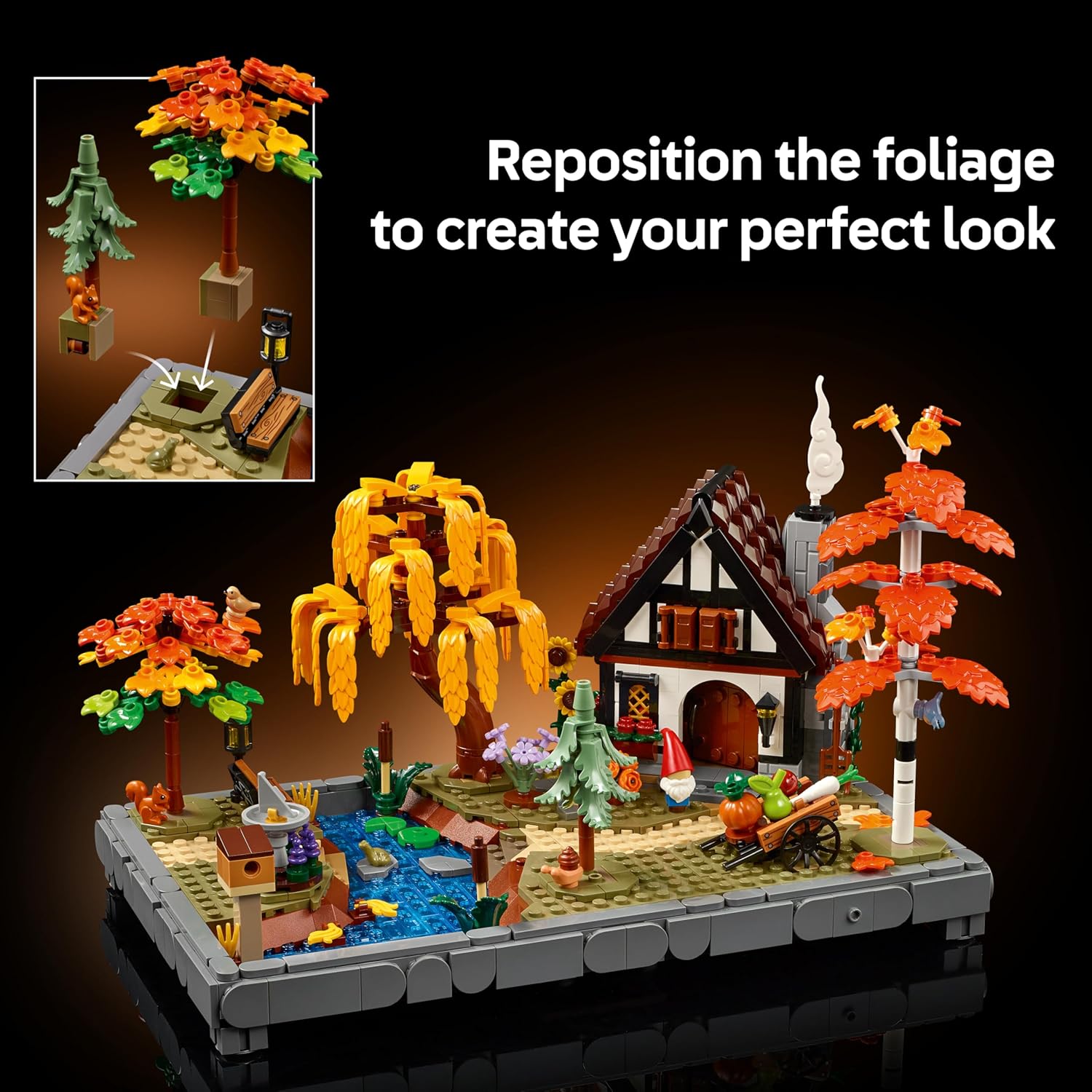 Thumbnail 5 de LEGO Icons Autumn Cottage Garden 11372