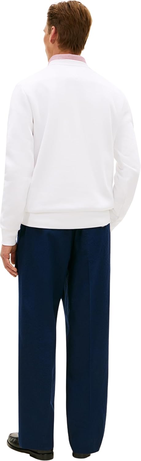Detalle de Tommy Hilfiger Brand Love TR Stripe Sweatshirt Mw0mw42465 – Felpa pullover unisex uomo
