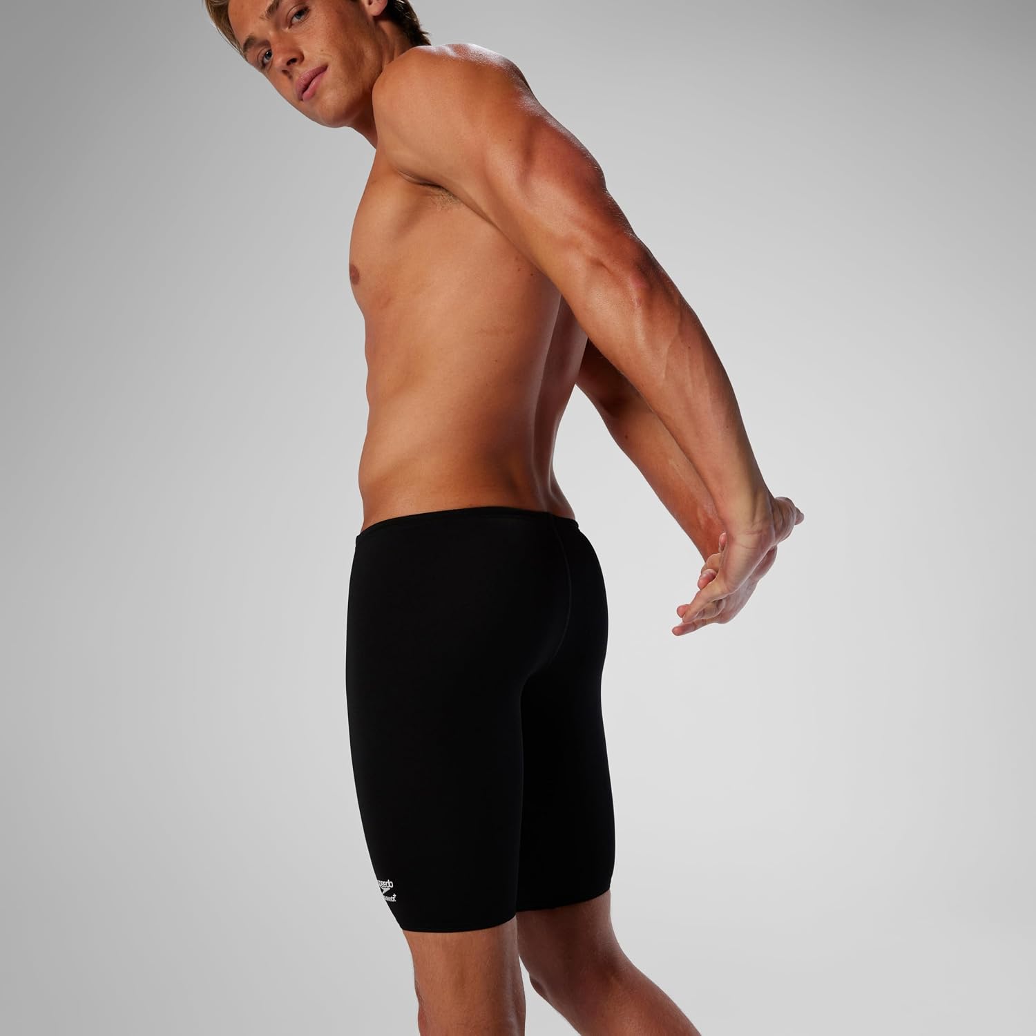 Thumbnail 2 de Speedo Men's Endurance+ Jammer Swimsuit with Compression Fit and Thigh Coverage