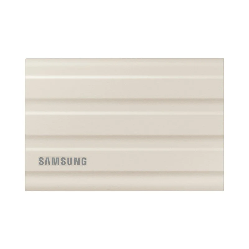 Detalle de Samsung T7 Shield SSD 1 TB portátil beige