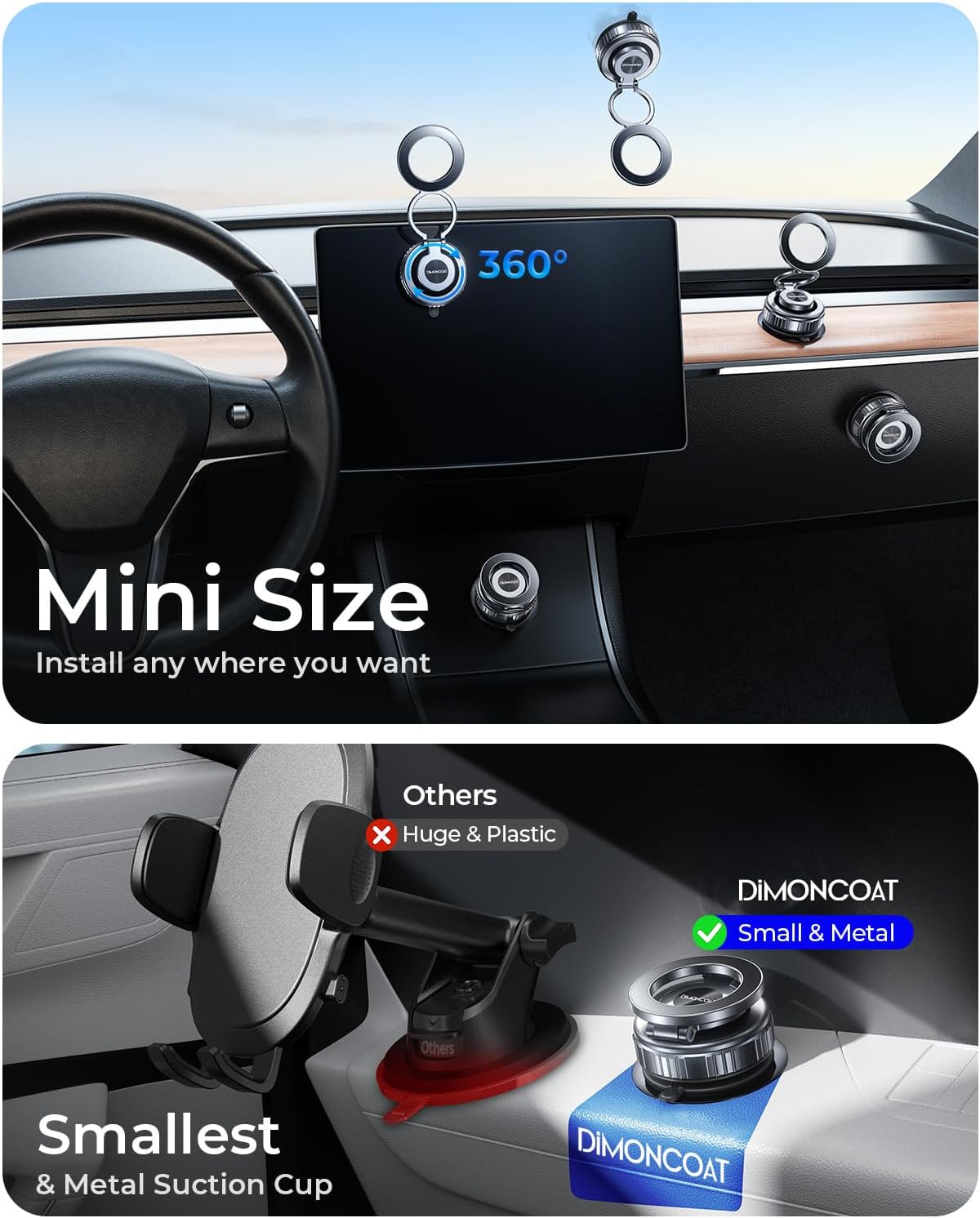 Thumbnail 4 de DIMONCOAT Vacuum Magnetic Car Mount 2800gf