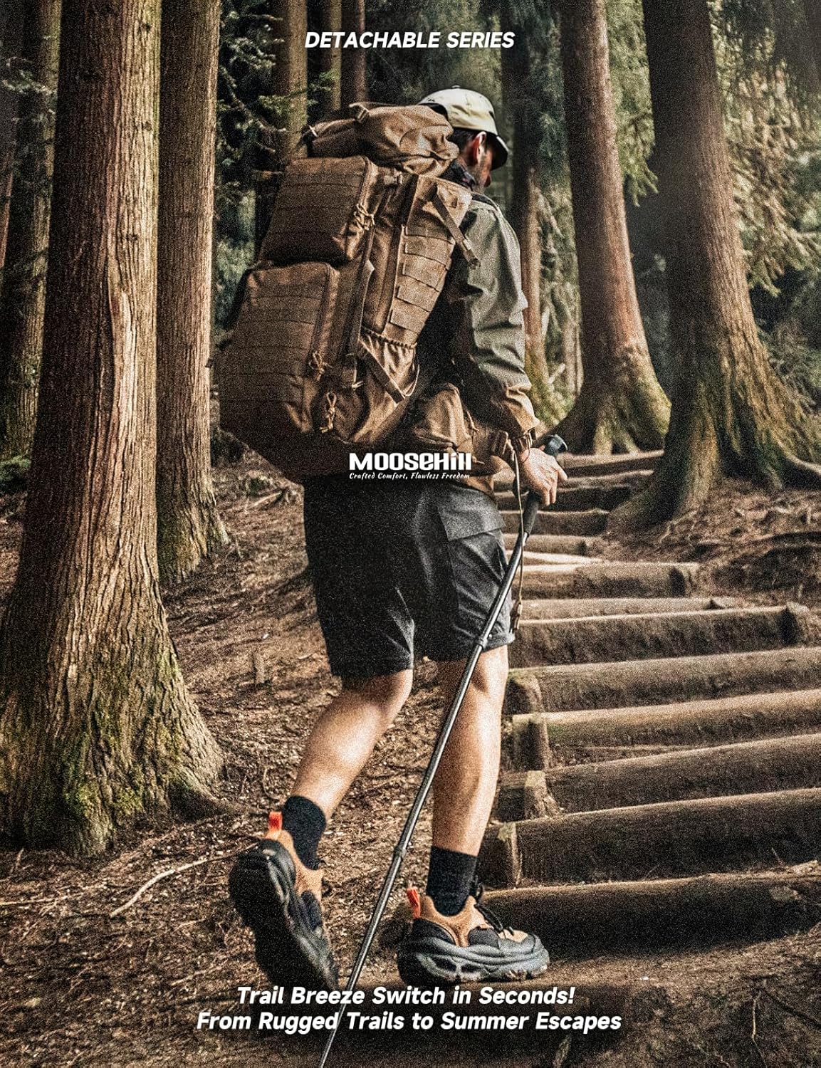 Thumbnail 2 de Moosehill Men's Hiking Pants Convertible: Quick-Dry, Water-Resistant Lightweight Pants with 5 Pockets
