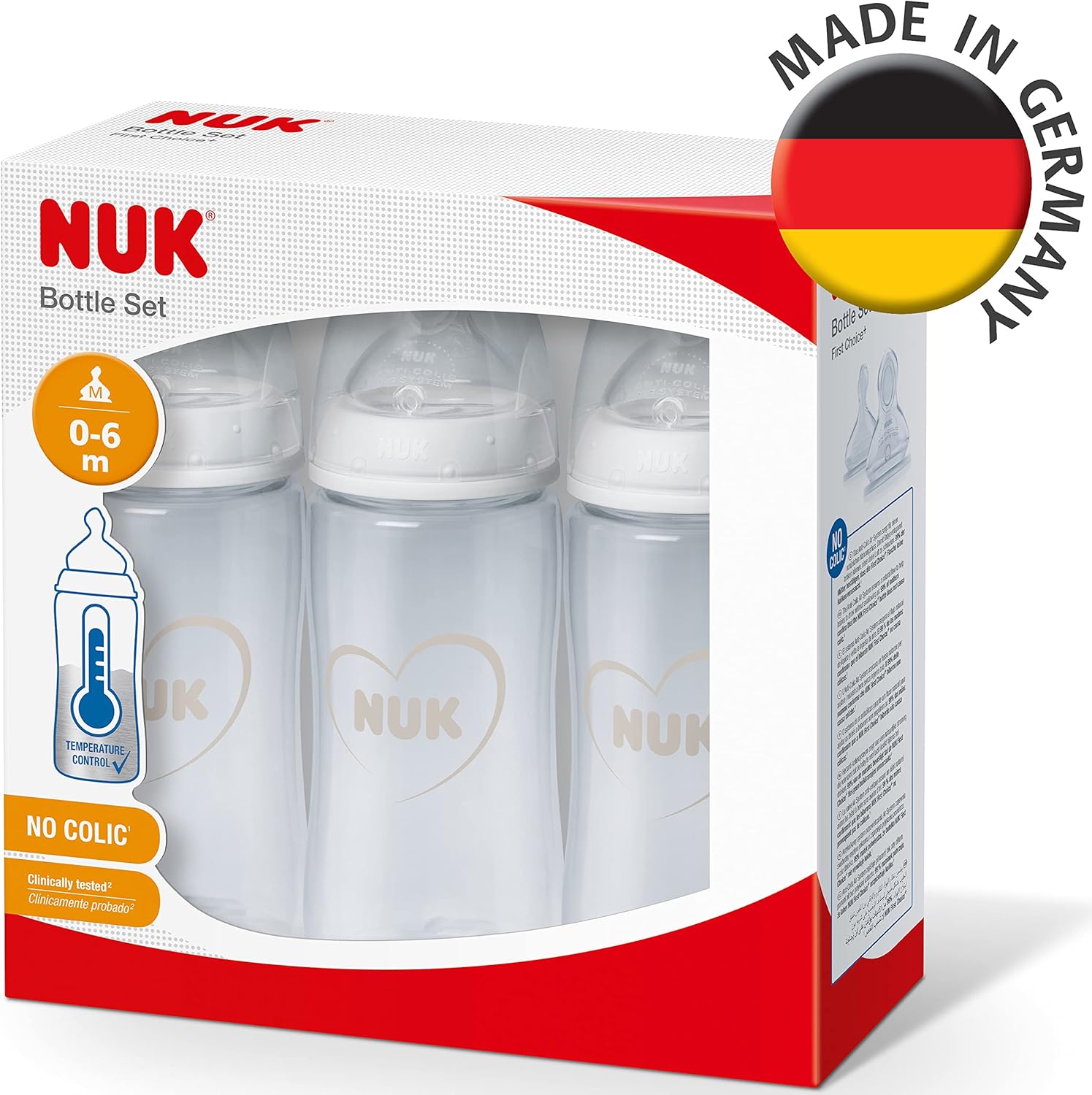 Thumbnail 5 de NUK First Choice+ 300 ml biberones anticólicos
