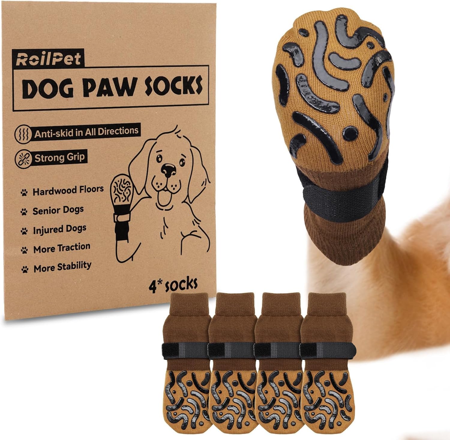 Detalle de Roilpet Dog Socks, Size L