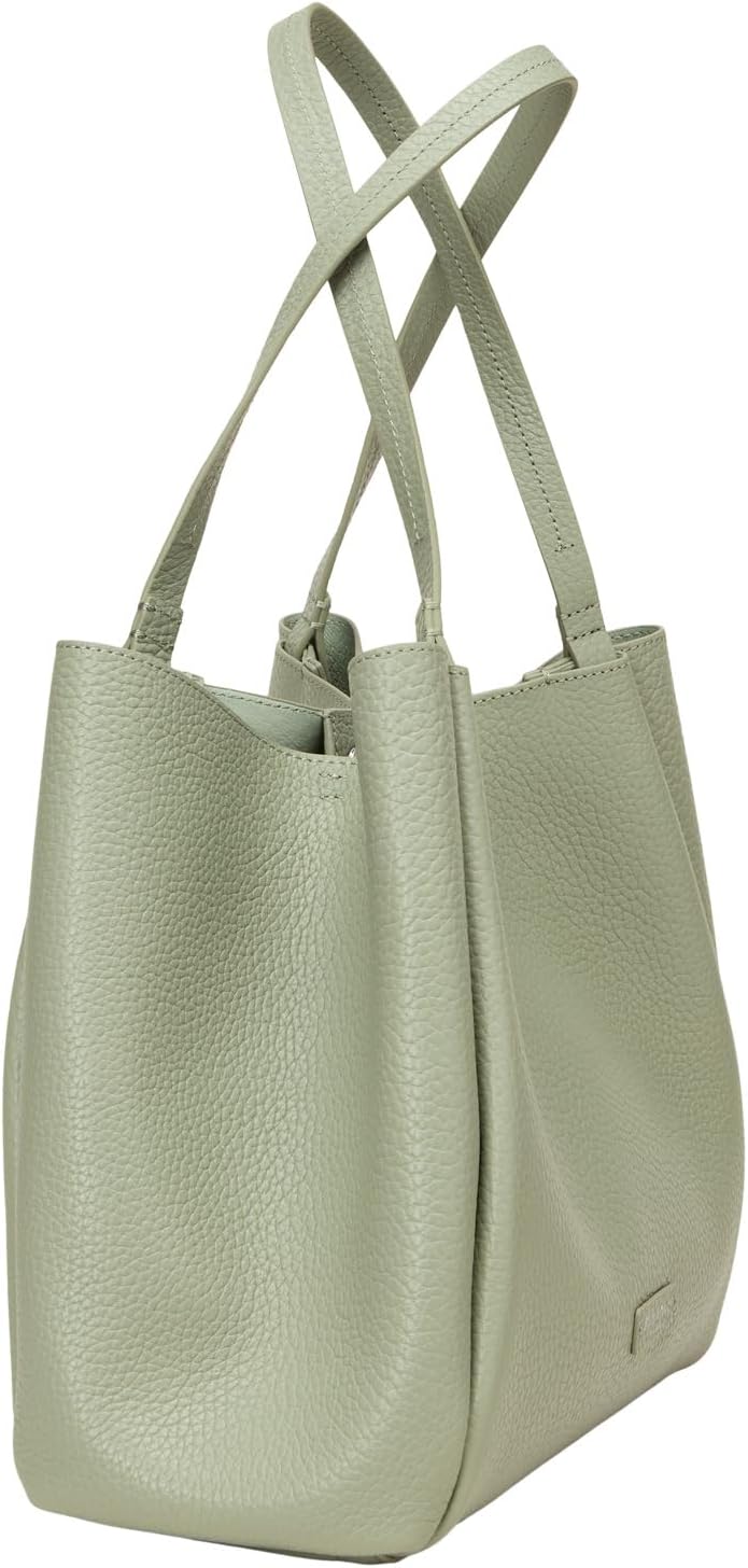 Detalle de Marc O'Polo Damen Shopper aus Leder mit Innenfach – stilvoller Alltagsbegleiter
