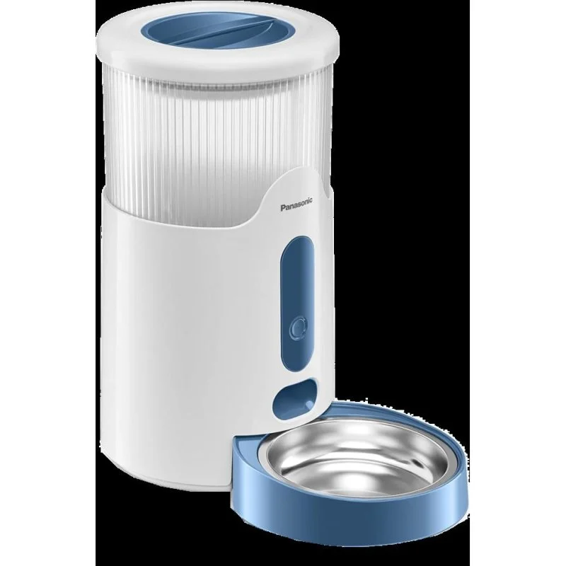 Detalle de Comedero automático Panasonic CP-JNF01CW WiFi acero inoxidable 2,8 L – blanco