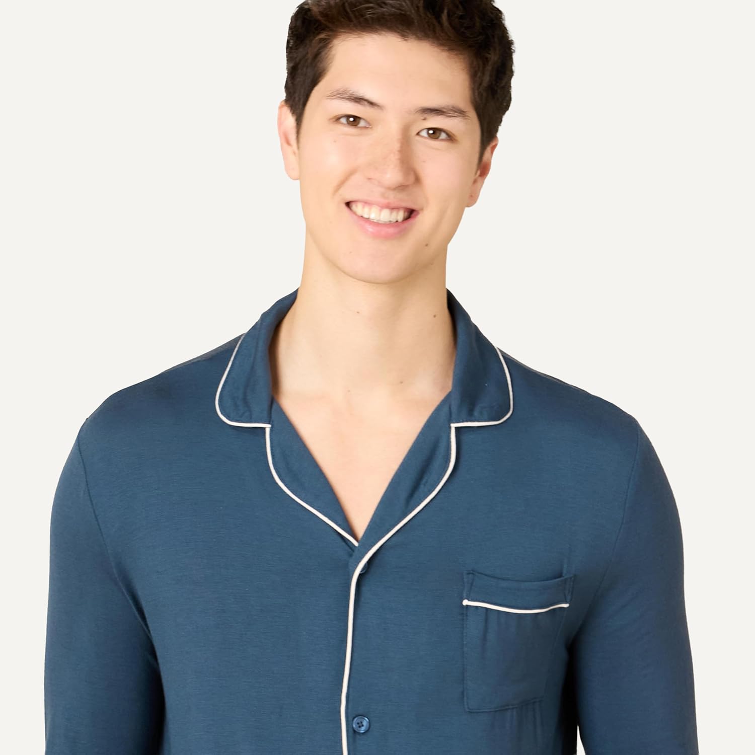 Thumbnail 1 de Amazon Essentials x Sofia Grainge men’s pyjama set with relaxed modal jersey