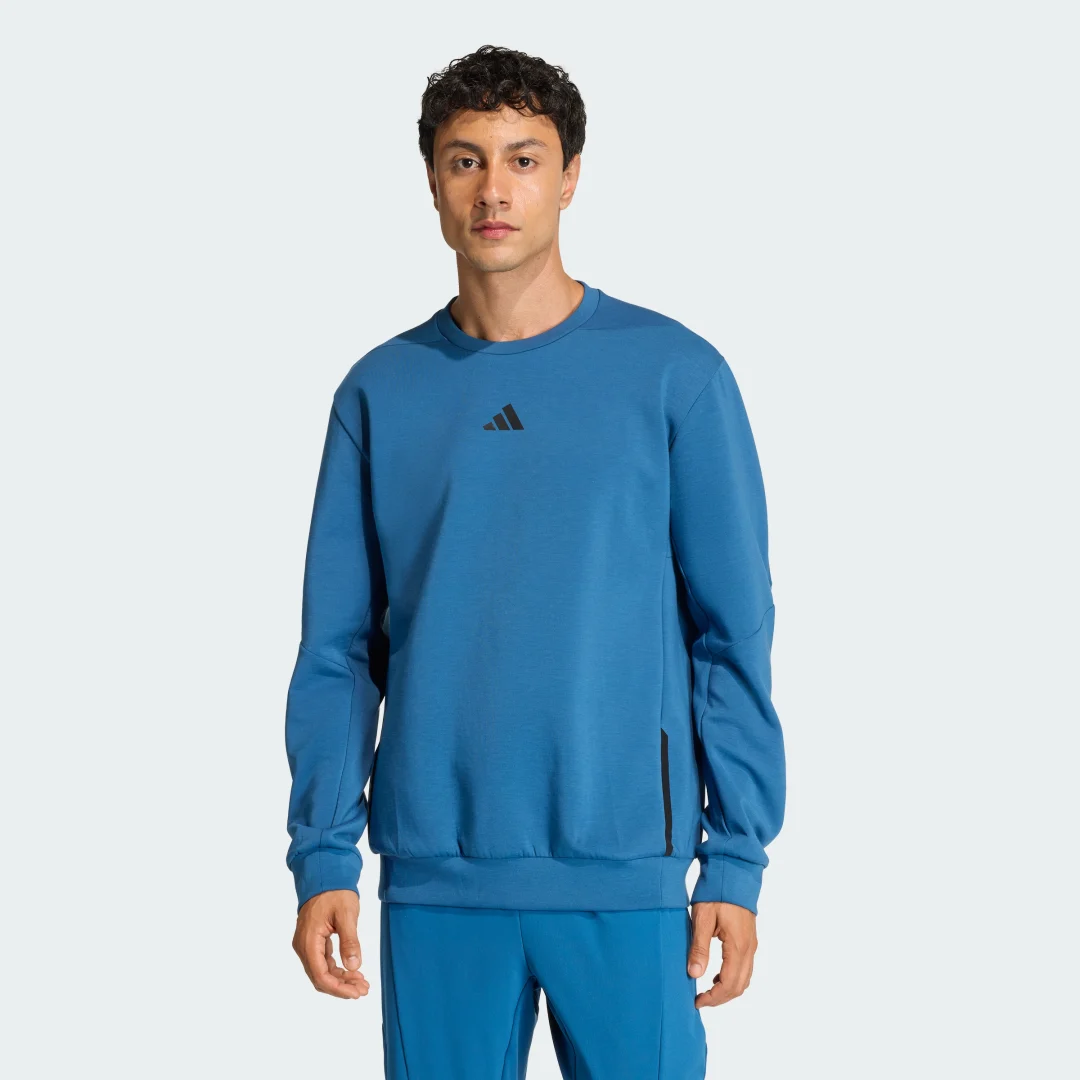 Detalle de Adidas Sudadera de cuello redondo Designed for Training