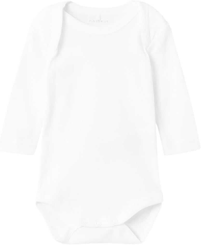 Thumbnail 1 de NAME IT Baby – Mädchen Nbnbody 2p LS Solid White Noos Body (1er Pack)