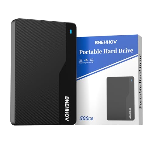 Detalle de Disco Duro Externo Portátil Ultra Delgado 500GB USB 3.0 HDD de BNEHHOV