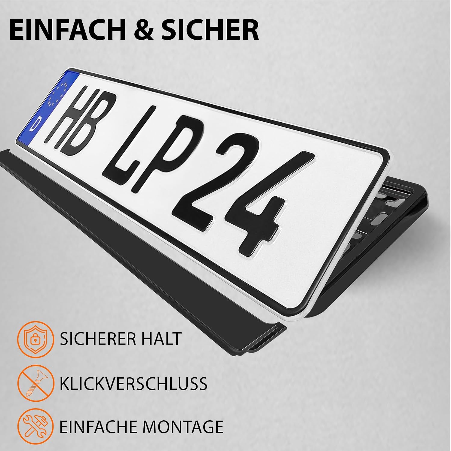 Thumbnail 5 de L&P Car Design L&P A162 Kennzeichenhalter 2er