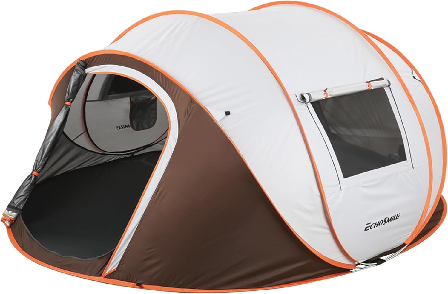Detalle de EchoSmile Pop up Zelt 4–8 Personen – Schnelles Aufbaupaket für Familiencamping