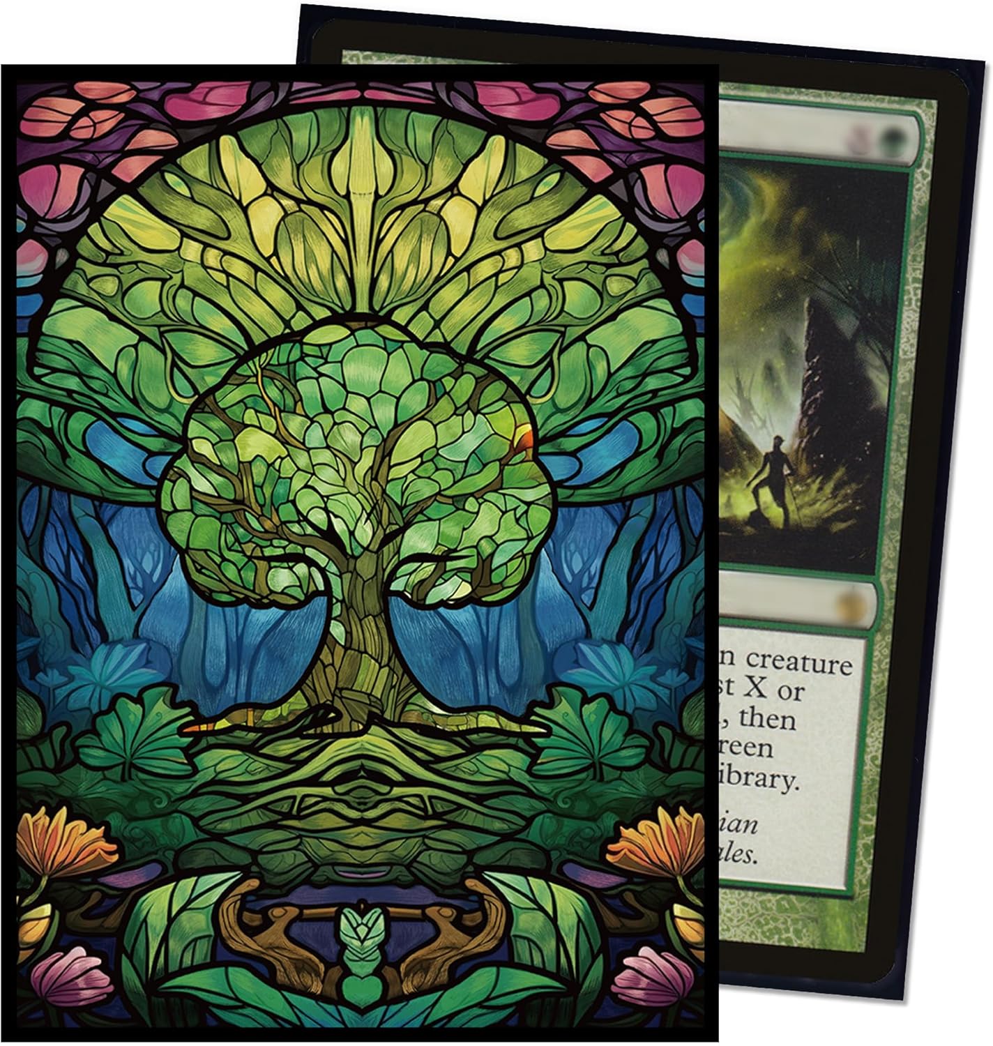 Thumbnail 6 de Printing Card Sleeves (100er-Pack) Standard-Hüllen für MTG, matte Art-Texture – grün