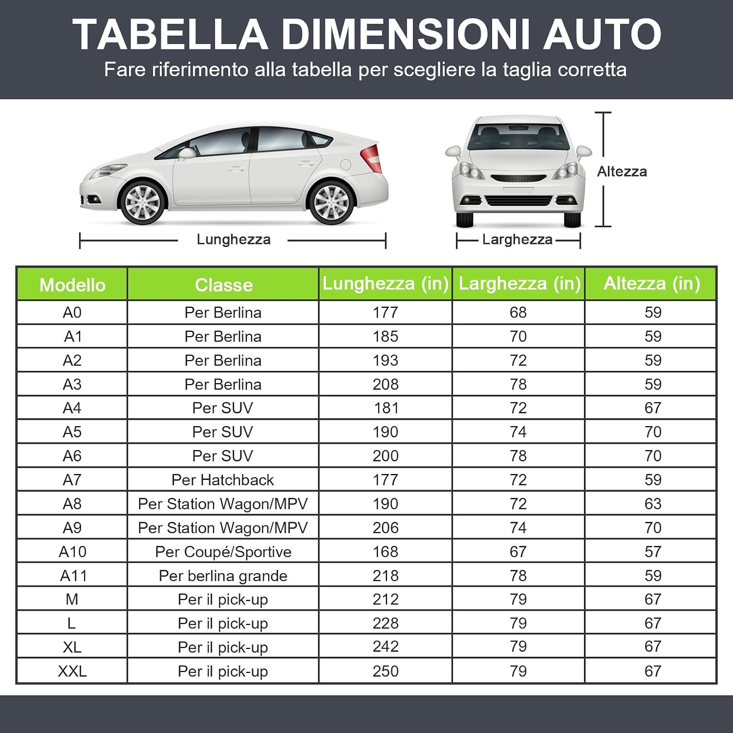 Thumbnail 6 de Sailnovo Telo Copriauto impermeabile 490–530 cm: protezione completa per la tua auto