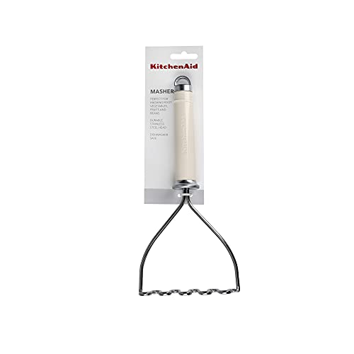 Detalle 2 de KitchenAid Prensador de Patatas Acero inoxidable beige 🥣