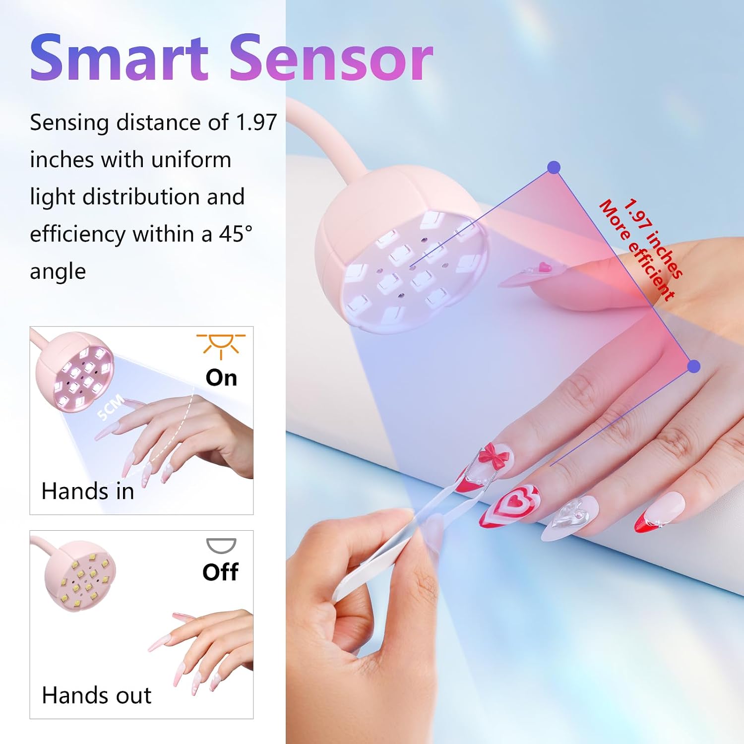 Thumbnail 5 de Makartt Cherie UV LED Nail Lamp 39mW/cm²